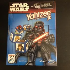 Star Wars Yahtzee Jr. Dice Game By Hasbro Gaming, Sealed.